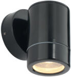 Endon Lighting modern kültéri fali lámpa odyssey fekete átlátszó endst5009bk IP65 (ST5009BK)