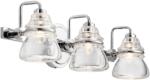 Kichler klasszikus tükör világítás talland króm elskltalland3pcbath IP44 (KL-TALLAND3-PC-BATH)