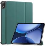 Gigapack Oneplus Pad 3 tok álló, bőr hatású (aktív flip, oldalra nyíló, trifold, asztali tartó) sötétzöld (GP-171810)