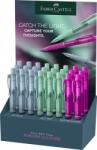 Faber-Castell Golyóstoll display, 1 mm, XB, nyomógombos, FABER-CASTELL Poly Ball View Aurora , vegyes színek (TFC145758)