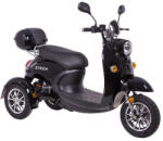 Z-Tech Z-Tech-63B, Ólomsavas 60V20Ah 650W 3.0-10, 3kerekű ELEKTROMOS JÁRMŰ, *DUST* (DKD) EEC fekete (E00063-B-4)