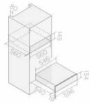 Elica - Beépíthető melegentartó fiók VIRTUS WARM DRAWER 60 PP BL (PRF0191772) - emark