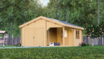 Timber Skadar fából készült garázs és táróló, 22 m2, 44 mm (timber-skadar-44)