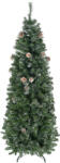 HOMCOM Pom de Craciun Artificial Inalt de 6 ft Tip Creion cu 618 Ramuri Scufundate In Zapada, Deschidere Automata, Baza de Otel, Verde HOMCOM | Aosom Romania (830-757V00GN)