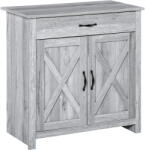 HOMCOM Bufet de Bucatarie Stil Country, Mobilier Multifunctional | Aosom Romania (835-468) Bufet