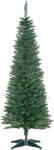 HOMCOM Brad Artificial de Crăciun cu Crengi Realiste, Brad Înalt și Îngust cu Bază din Plastic, Ø46x150 cm, Verde | Aosom Romania (830-195)