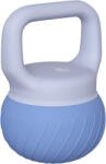 SPORTNOW Kettlebell 10 kg, kettlebell cu mâner ergonomic antiderapant, greutate tip bilă, fitness, antrenament, Albastru | Aosom Romania (A91-471V01BU)