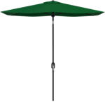 Outsunny Ombrellone da Giardino 2x3m Inclinabile e Apertura a Manovella Grigio | Aosom Romania (84D-158V01GN)