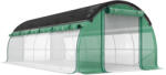 Outsunny Seră tip tunel 6 x 3 x 2 m cu plasă de protecție solară, pereți laterali rulabili, învelitoare din plastic, cadru din oțel, verde | Aosom Romania (84H-198V03GN)