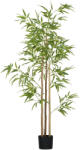HOMCOM Plantă artificială Bambus arbore artificial înălțime 180 cm cu ghiveci, decor interior, foarte realist | Aosom Romania (830-798V01GN)