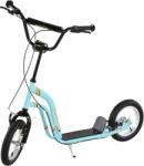 HomCom Trotinetă pentru copii 5-12 ani 2 roți, patinetă pentru copii cu înălțime reglabilă 120 x 58 x 85-95 cm bleu | Aosom Romania (371-017BU) Trotineta