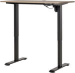 Vinsetto Birou Reglabil cu 4 Nivele de Înălțime, Design Anti-Coliziune, 120x60x72-116 cm, Negru | Aosom Romania (920-072V90BK)