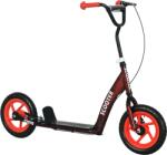 AIYAPLAY Trotinetă patinetă scuter copii roți mari de la 6 la 12 ani înălțime reglabilă frână spate scara roșu | Aosom Romania (371-048V00RD) Trotineta