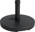 Outsunny Bază pentru Umbrelă de Grădină din HDPE și Ciment cu Manivelă Integrată, Ø46, 5x31 cm, Negru | Aosom Romania (84D-286V00BK)