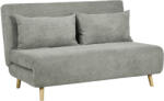 HOMCOM Canapea Extensibila cu 2 Locuri, Gri | Aosom Romania (839-902V00GY) Canapea