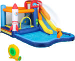 AIYAPLAY Castel Gonflabil Parc Acvatic 5-în-1, 360x250x195cm, Multicolor | Aosom Romania (346-017V90MX) Castel gonflabil