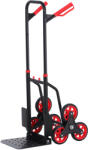 Durhand carucior cu 6 roti, pentru colete, suporta 150kg, negru | Aosom Romania (B71-029)