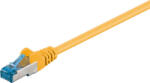  Cablu LAN CAT 6A S/FTP 1.5m 2 conectori RJ45 ecranat galben (mk6001.1,5y)