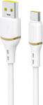 Dudao L25T USB-A - USB-C Silicone Cable 5A 1m - White (L25T-white) - vexio