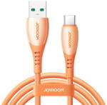 JOYROOM S-A59 Vibrant Series 3A USB-A - USB-C Cable 1.2m - Orange (S-A59 A-C 3A 1.2m orange) - vexio