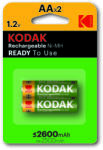 Kodak rechargeable Ni-MH AA battery 2600 mAh (2 pack) (30955080) Baterie reincarcabila