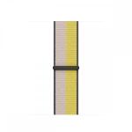 Apple Watch 41mm óraszíj, lélegző sportpánt, Sárga-fekete (MN5L3ZM/A)