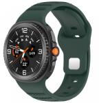 Cellect Samsung Galaxy Watch 8/Classic bordázott 22mm, Zöld (CEL-STRAPR-WATCH8-DG)