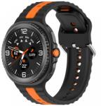 Cellect Samsung Galaxy Watch 8/Classic óraszíj, 22mm, Narancssárga csíkokkal (CEL-STRAPS-WATCH8-O)