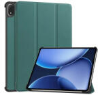 Gigapack Tok álló, bőr hatású (aktív FLIP, oldalra nyíló, TRIFOLD, asztali tartó) SÖTÉTZÖLD OnePlus Pad 3 'Gigapack csomagolás' (GP-171810) (GP-171810)