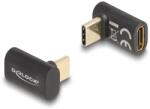 Delock Adaptor USB 40 Gbps USB Type-C PD 3.0 100 W 8K 60 Hz negru