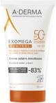A-DERMA Exomega Control Cremă de protecție solară pentru bebeluși, copii și adulți, SPF50+, 150 ml
