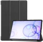 Gigapack Samsung Tab S6 10.5 LTE / Tab S6 10.5 WIFI GIGAPACK Tok în picioare, efect piele activă FLIP, suport de birou, NEGRU (GP-90357)