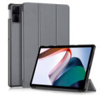 Gigapack Tok álló, bőr hatású (aktív FLIP, oldalra nyíló, TRIFOLD, asztali tartó) SÖTÉTSZÜRKE Xiaomi Redmi Pad SE 11 ' csomagolás (GP-150456)