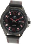 Merion 3185-0 Férfi Karóra - Arab Számos, Fekete, Piros
