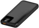 S-Link Powerbank - IP-G16L 10000mAh (3x Type-C, Lightning, 20W PD, led, fekete) 42890 (42890)