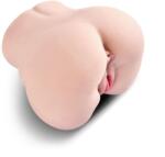 XISE Masturbator Dublu, Shaking, Olga Vagin si Anus, 10 Moduri Vibratii Puternice, Superskin, USB Magnetic, Natural, 3.6 kg