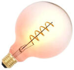 NEDES ZSF124 Design LED Izzó Filament Spirál Rózsaszín/Átlátszó 4W-G125/E27/2000K