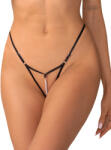 Obsessive Isseme Crotchless Thong Black XXL/XXXL