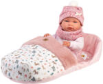 Llorens Llorens: Nica 40cm-es újszülött baba hálózsákkal (73826)
