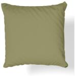  Jersey párnahuzat 40x40cm, olívazöld, 100% pamut, diszkrét cipzár (textilbix_5908451338589)