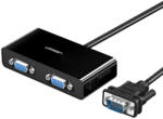 UGREEN 40254 VGA - 2x VGA videó elosztó, 1m (fekete) (20918)