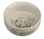 TRIXIE Thanks for Service kerámia itatótál Bézs 300 ml (24793)
