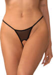 Obsessive Zaliya Crotchless Thong Black S/M