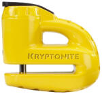 Kryptonite Keeper 5-S2 tárcsafék lakat, sárga narancs színű kábellel
