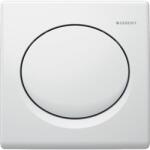 Geberit Basic vizeldevezérlés pneumatikus működtetéssel, műanyag működtetőlappal, alpin fehér, kerek (GE-115.820.11.5)