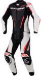 Alpinestars Costum de motocicletă din piele pentru femei, format din două piese, Alpinestars Stella GP-R7, negru-alb-roșu fluo (AIM106-32)
