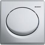 Geberit Basic vizeldevezérlés pneumatikus működtetéssel, műanyag működtetőlappal, matt króm (GE-115.820.46.5)