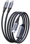 UGREEN L533 USB-C x2 PD univerzális kábel, 140 W, 2 m (75733) - dellaprint