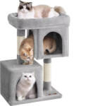 FEANDREA Macskakaparó 74 cm Magas, Cicatorony, ‎49x32x74 cm, Világosszürke