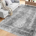 VEVOR Boho stílusú nappali szőnyeg 183x274 cm mosható, csúszásmentes rövid szálú felületszőnyeg szürke színben (JXZXDT6X9FTH013AF001V0)